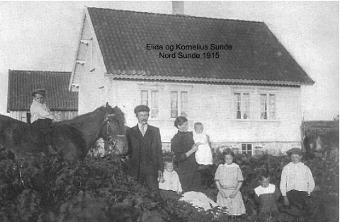 Elida og Kornelius Sunde Nord Sunde 1915